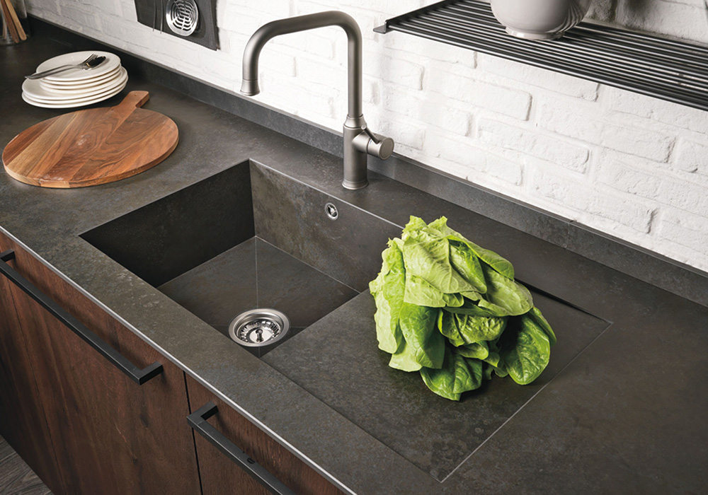 Lavelli integrato al top ceramico - Cucine LUBE