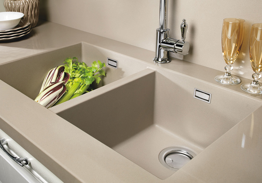 Lavelli integrato al top composito - Cucine LUBE