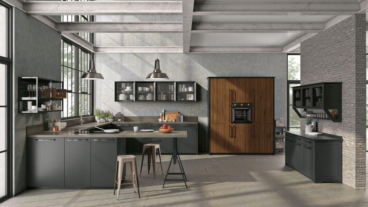 Colori - Industrial Mood - Cucine LUBE